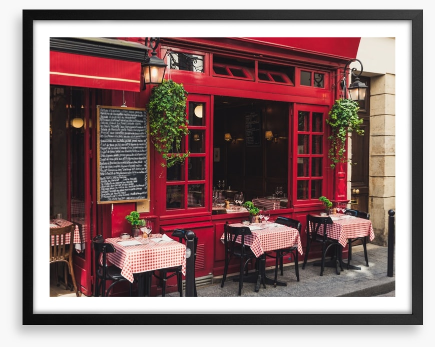 La brasserie en rouge