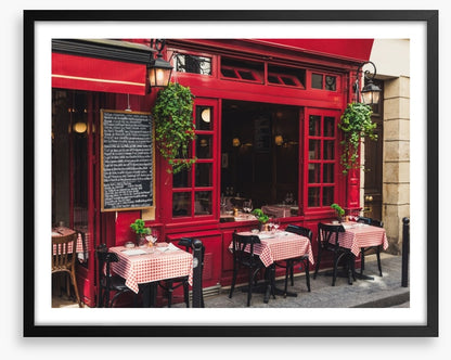 La brasserie en rouge