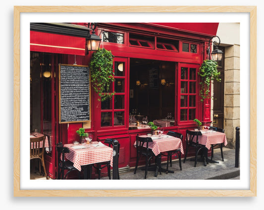 La brasserie en rouge