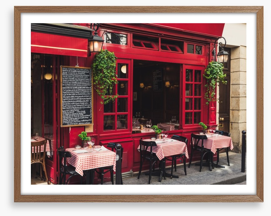 La brasserie en rouge