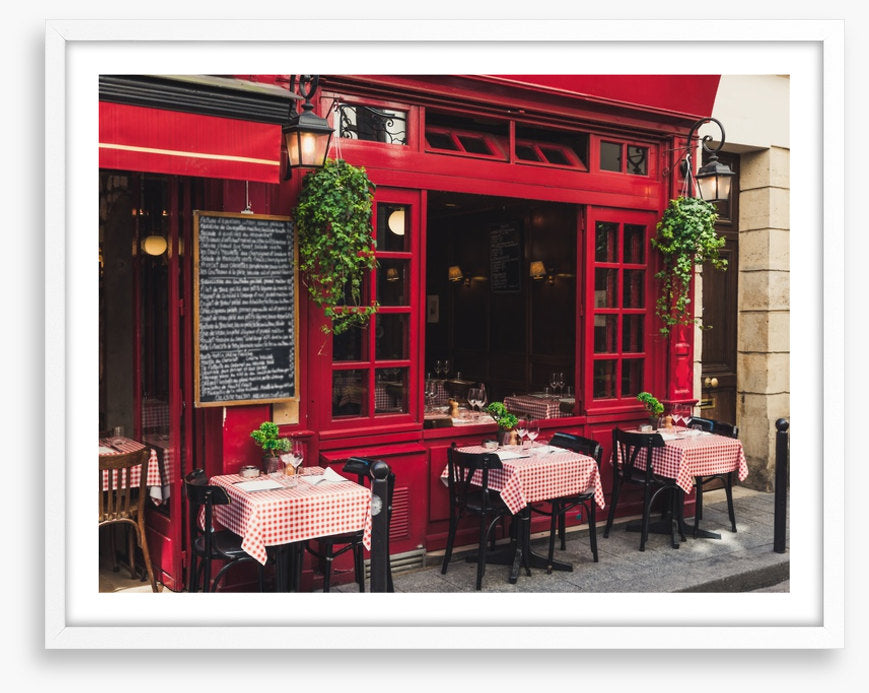 La brasserie en rouge