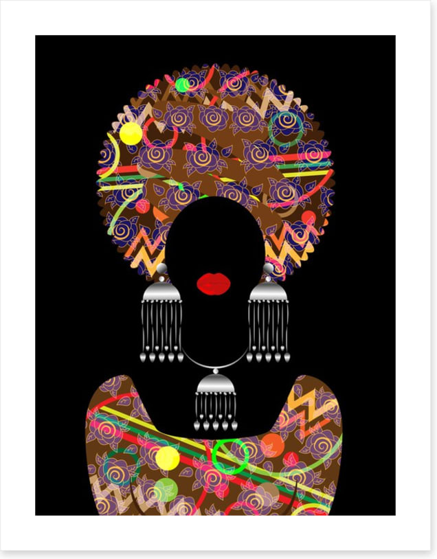 Kente silhouette