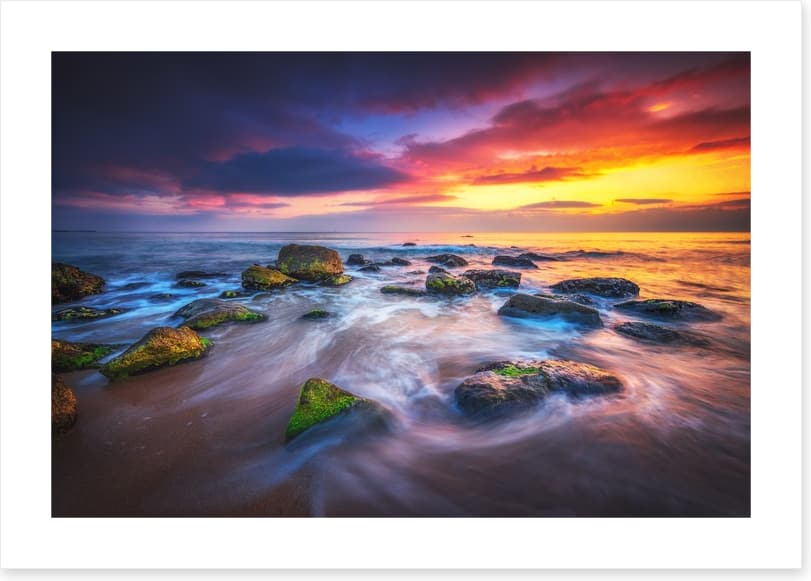 Sunset swirls