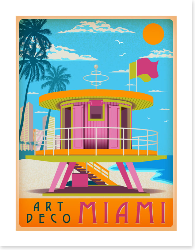 Miami beach deco
