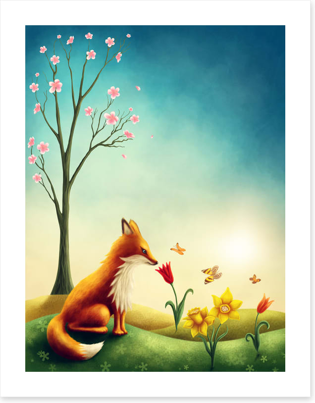 Foxy springtime