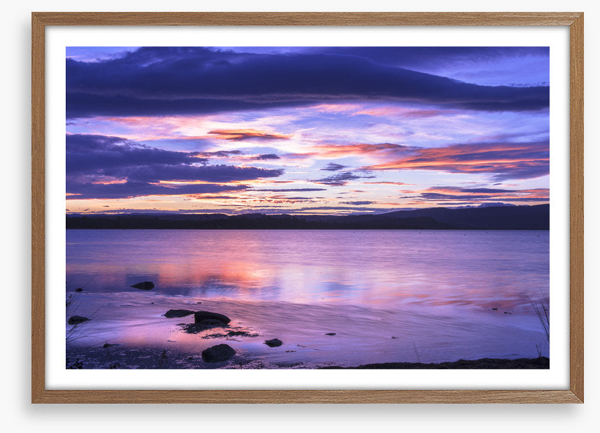 Moulting lagoon at dusk