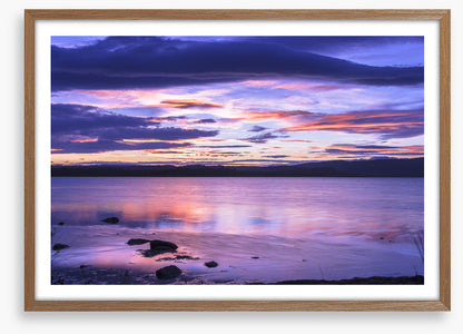 Moulting lagoon at dusk