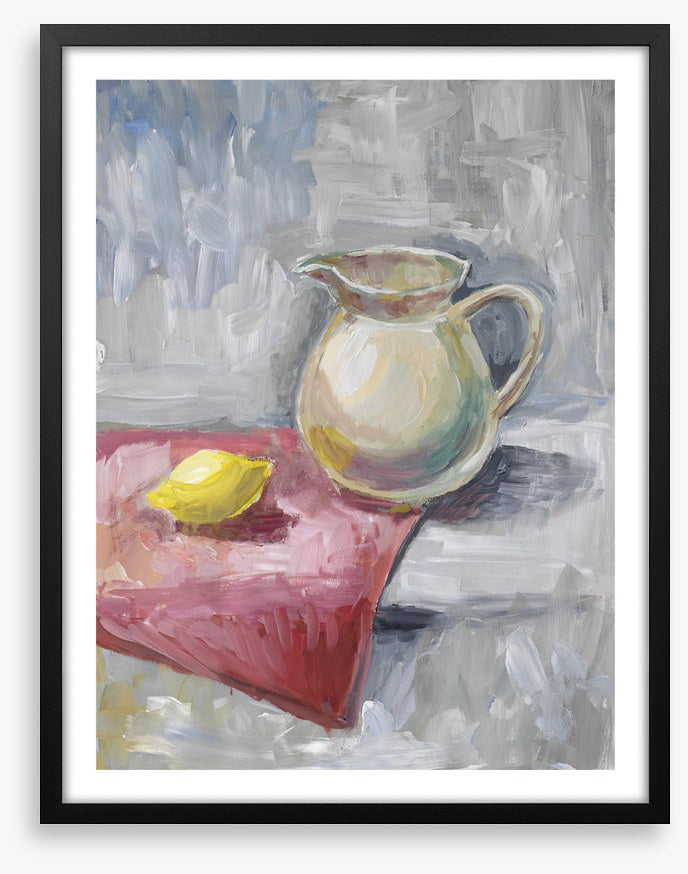 Jug and lemon