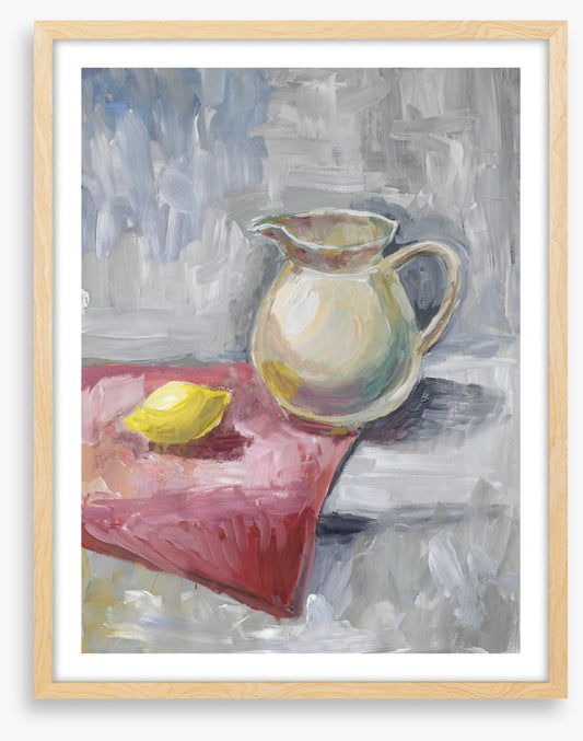 Jug and lemon
