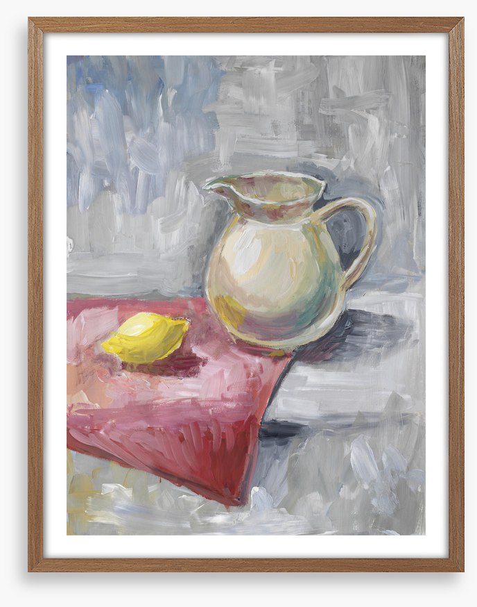 Jug and lemon