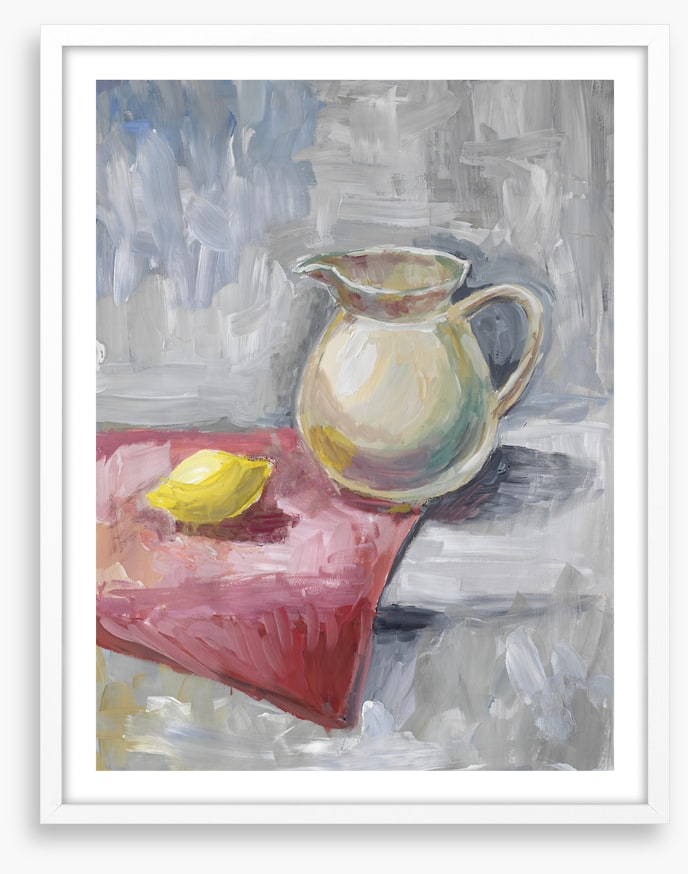Jug and lemon