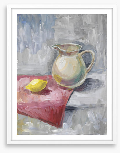 Jug and lemon