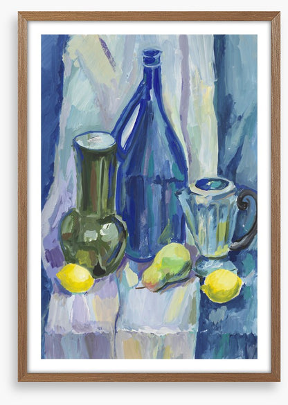 Blue bottle lemons