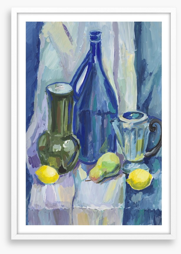 Blue bottle lemons