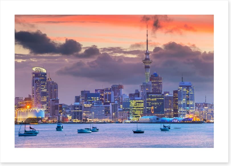 Waitemata Harbour sunset