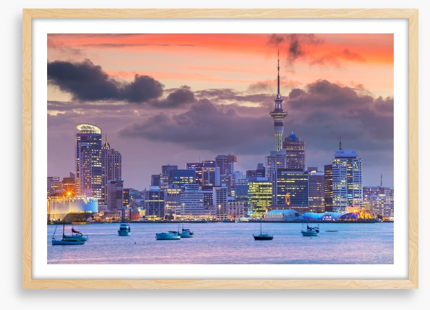 Waitemata Harbour sunset