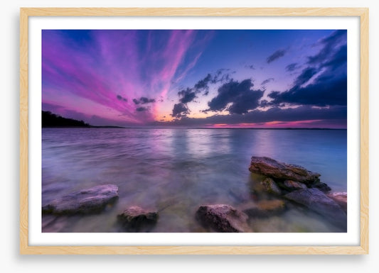 Pink sky twilight