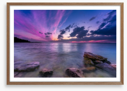 Pink sky twilight