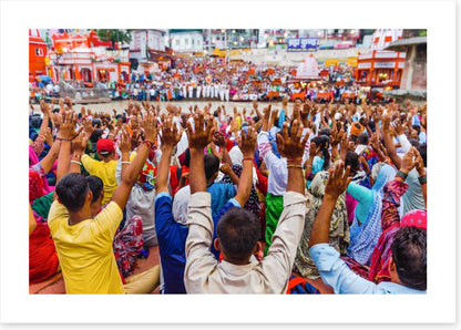The Ganga Aarti ceremony