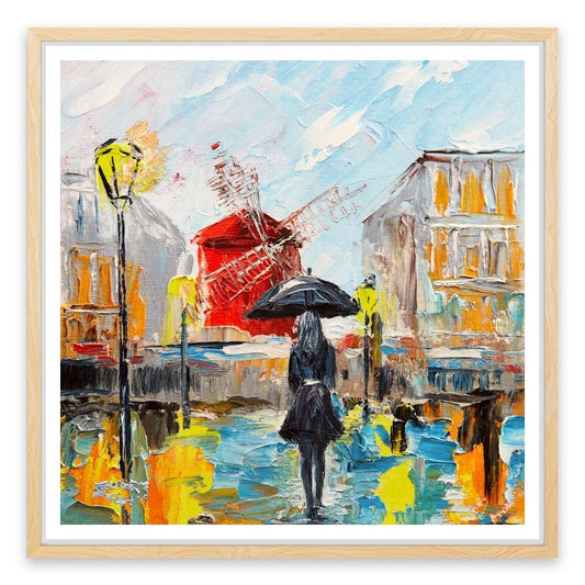 By the Moulin Rouge
