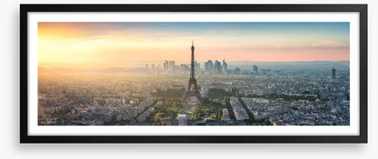 Paris sunrise panorama
