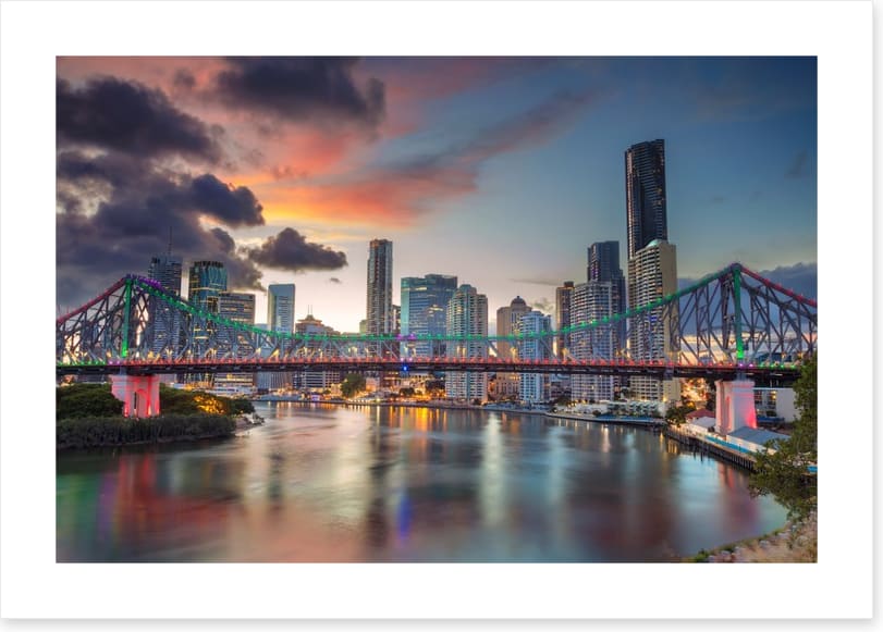 Story Bridge night lights