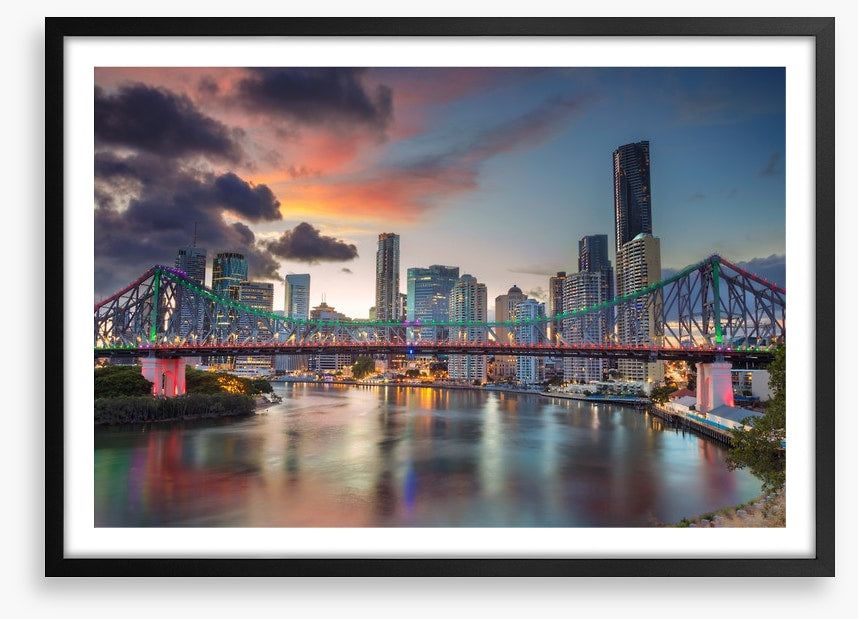 Story Bridge night lights