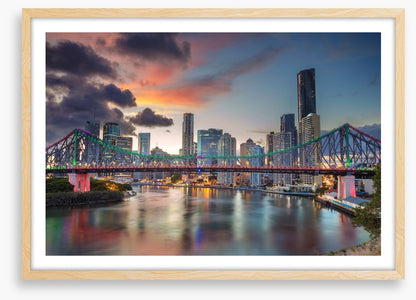 Story Bridge night lights