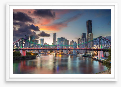 Story Bridge night lights