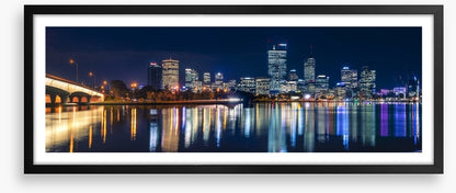 Perth lights panorama