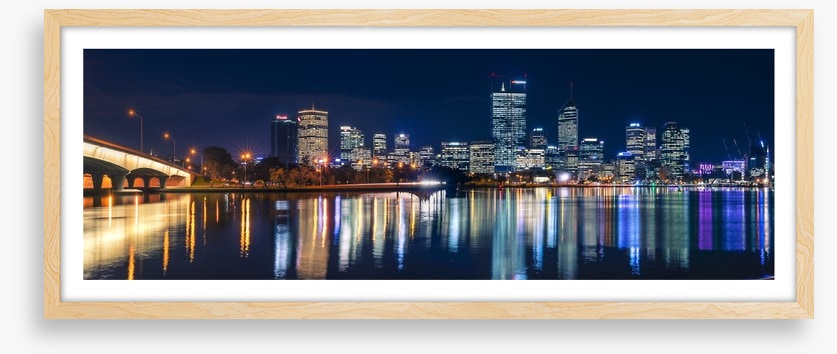Perth lights panorama