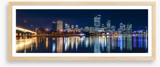 Perth lights panorama