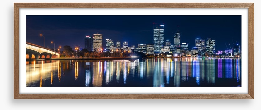 Perth lights panorama