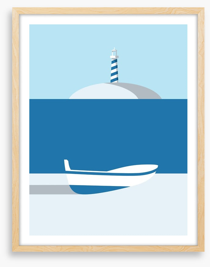 The lighthouse boat