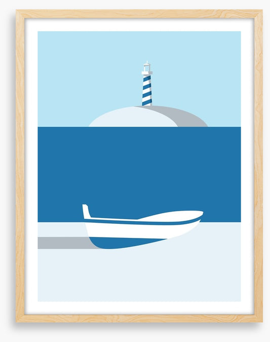 The lighthouse boat