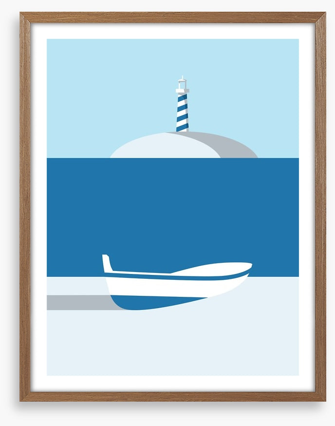 The lighthouse boat