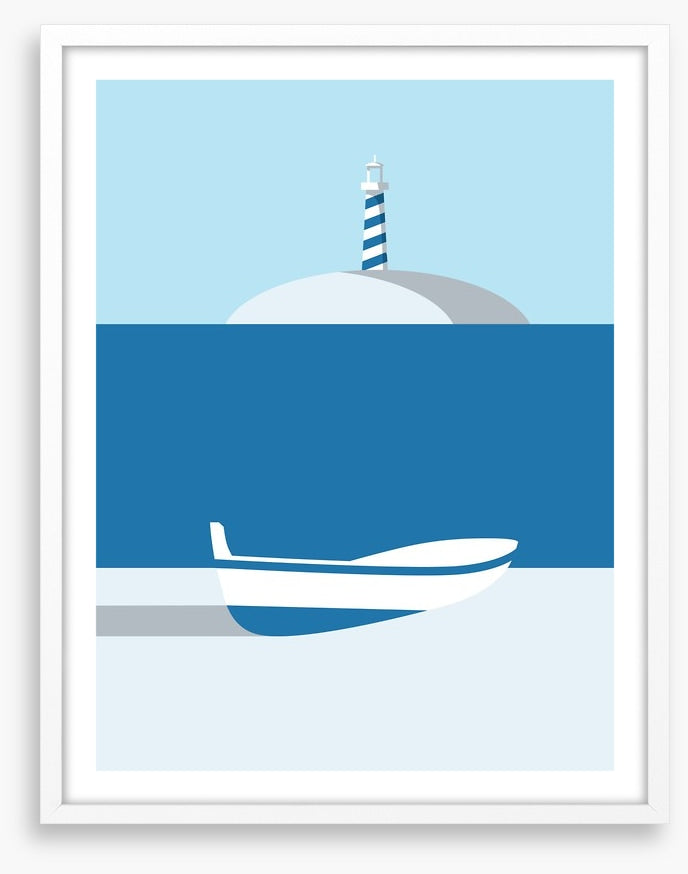 The lighthouse boat