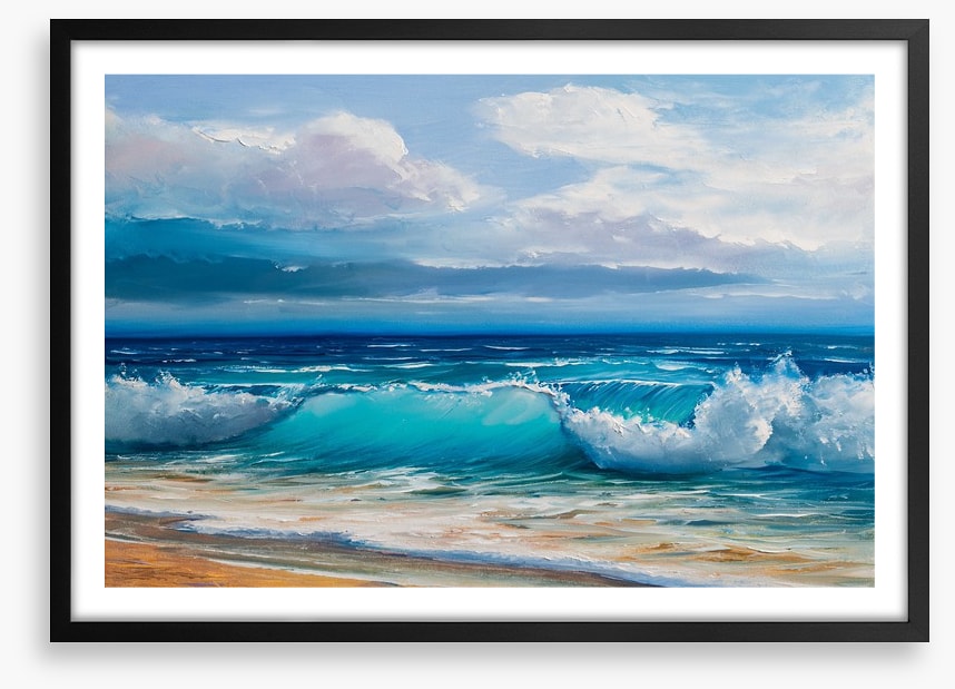 Splashing waves