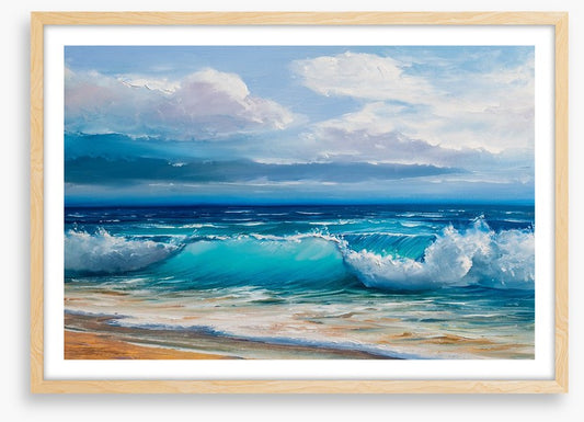 Splashing waves