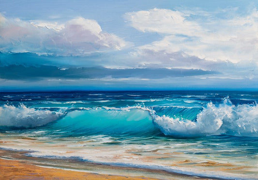Splashing waves