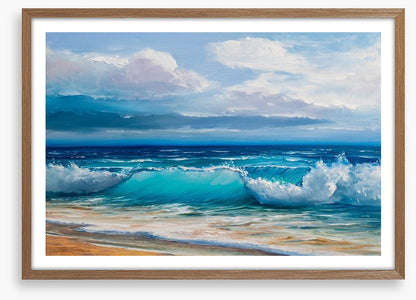 Splashing waves