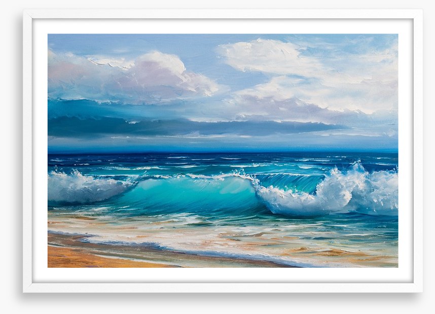 Splashing waves