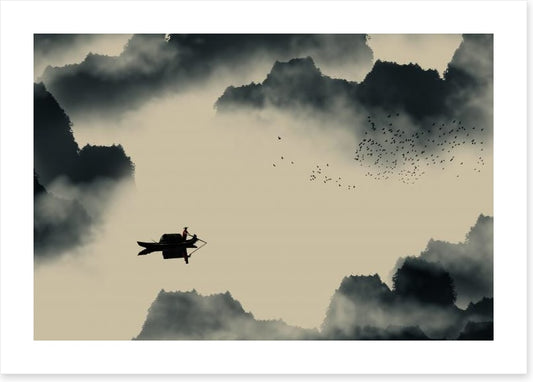 Still water silhouettes