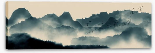 Misty morning flight