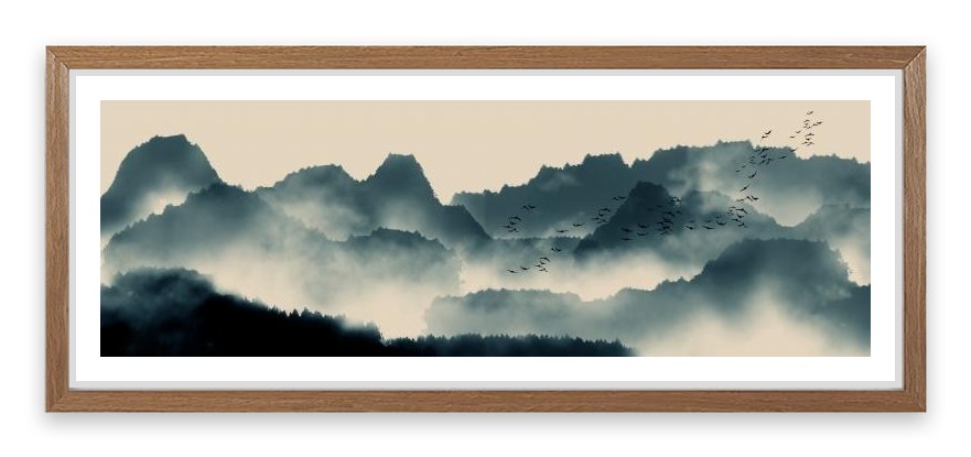Misty morning flight