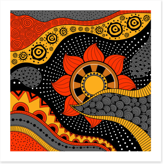 An African sun