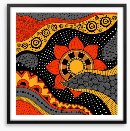 An African sun