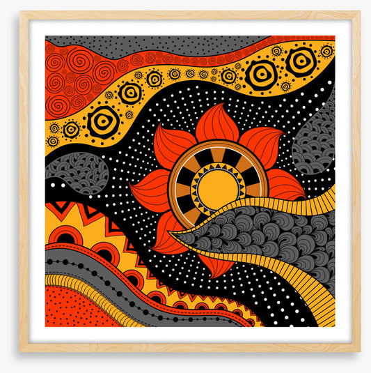 An African sun