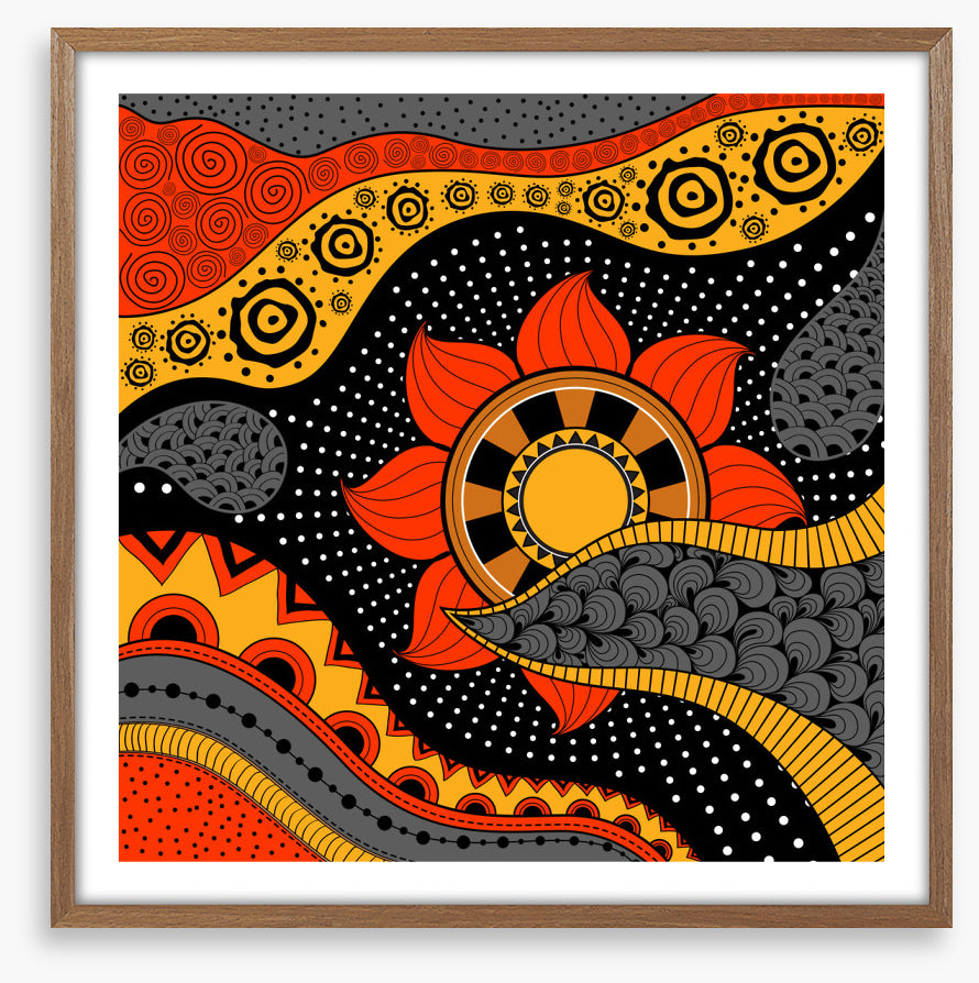 An African sun