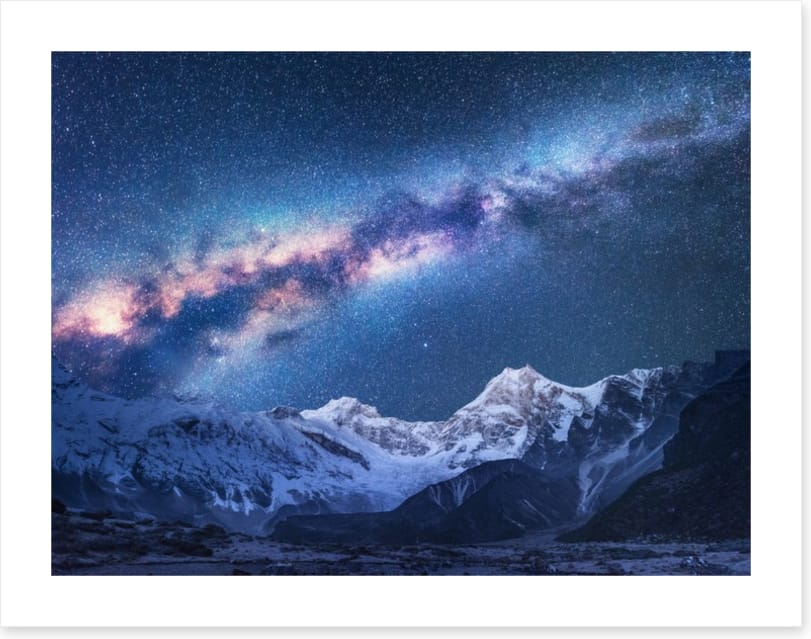 Milky Way mountains